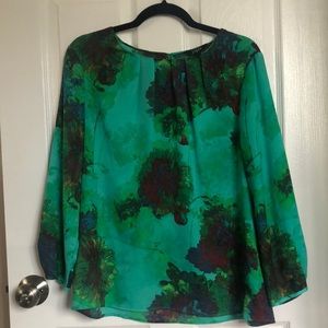 J. Crew Floral Blouse
